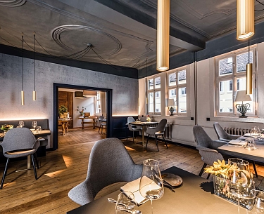 Gastraum des Sternerestaurants Weinstock