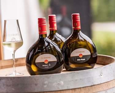 Bocksbeutel vom Weingut Zur Schwane