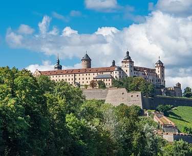 Würzburg Schloss Blick auf das Schloss in Würzburg